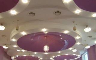 Features of installing ceiling lamps How to properly install built-in lamps